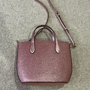 Kate Spade New York Pink Glimmer Glitter Satchel